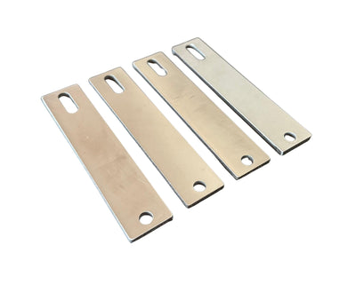 Breite Montageplatten für Dachzeltbefestigung (4 Stück)